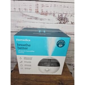 Homedics Breathe Better Ultrasonic Humidifier CMTF32 Cool Mist 360 Nozzle NIB